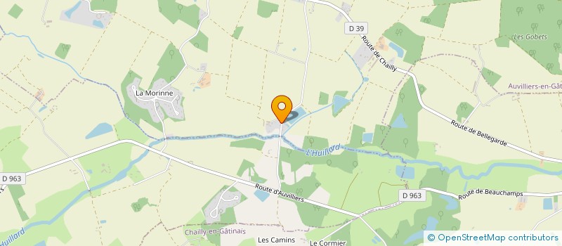 localisation de l'entreprise SCI ADN-G  AUVILLIERS-EN-GATINAIS