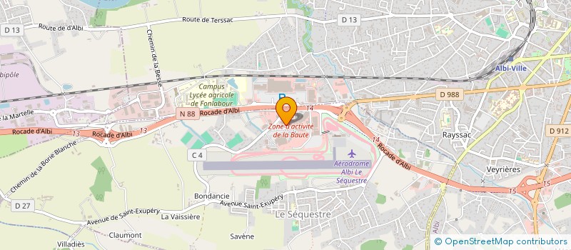 localisation de l'entreprise SCI ADN IMMO  LE SEQUESTRE