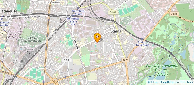 localisation de l'entreprise SCI ADNAN à STAINS