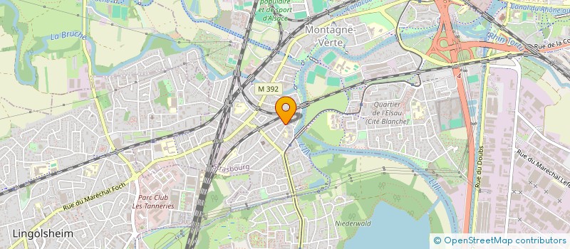 localisation de l'entreprise SCI ADNAZ  STRASBOURG