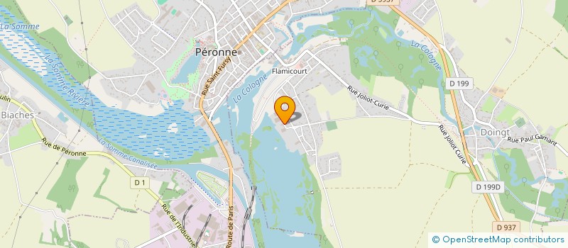 localisation de l'entreprise SCI ADO  BIACHES