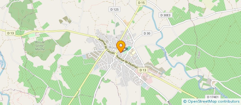 localisation de l'entreprise SCI ADO  ROUJAN