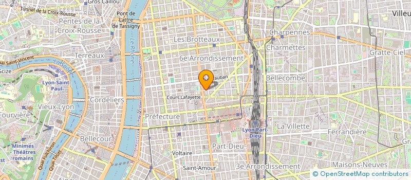 localisation de l'entreprise SCI ADONAI  LYON