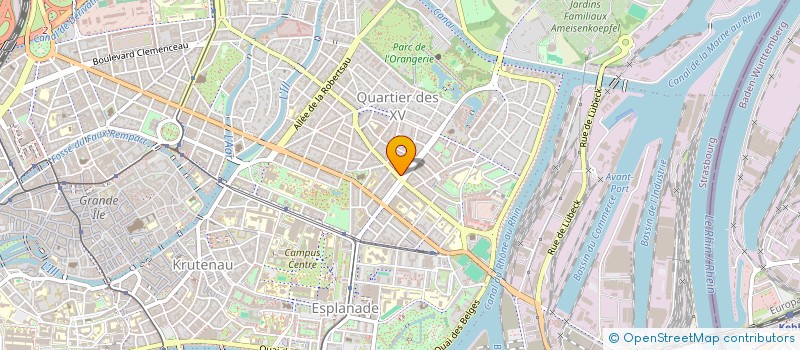 localisation de l'entreprise SCI ADONI  STRASBOURG