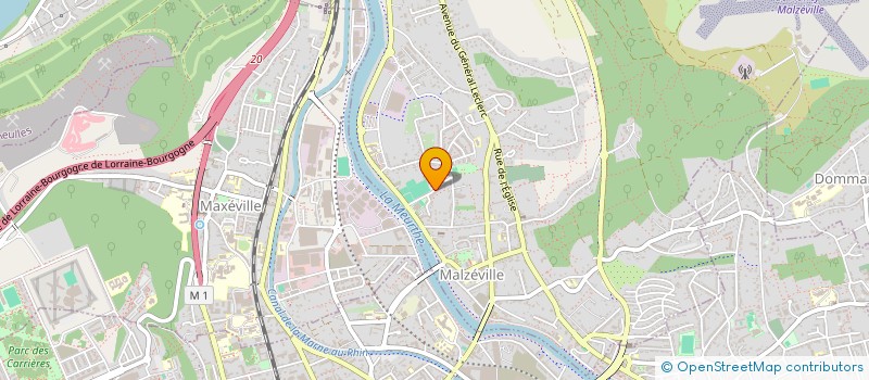 localisation de l'entreprise SCI ADONIDE  MALZEVILLE