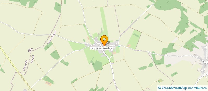 localisation de l'entreprise SCI ADONIS 8  FAHY-LES-AUTREY