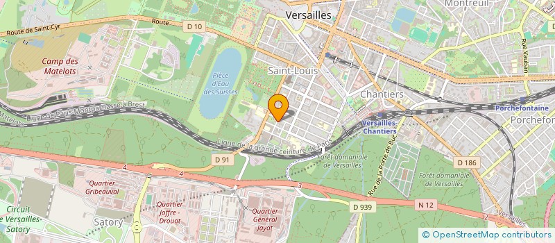 localisation de l'entreprise SCI ADONIS à VERSAILLES