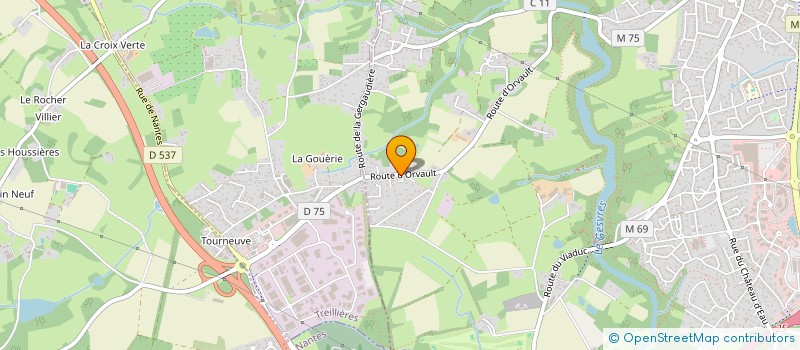 localisation de l'entreprise SCI ADONIS  LA CHAPELLE-SUR-ERDRE