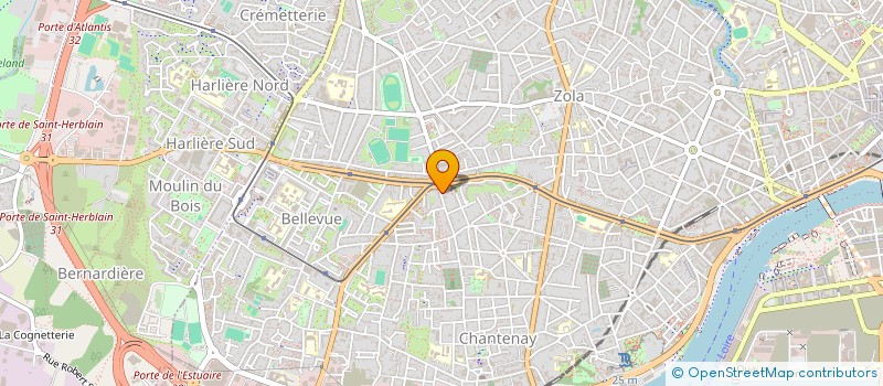 localisation de l'entreprise SCI ADONNANTES à NANTES