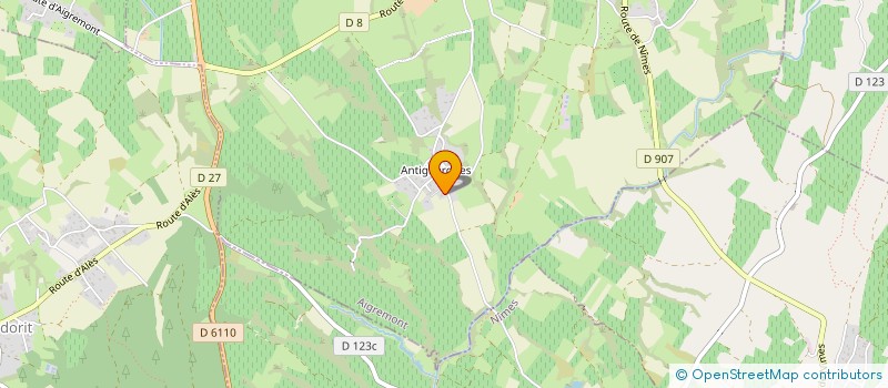 localisation de l'entreprise SCI ADOR  AIGREMONT