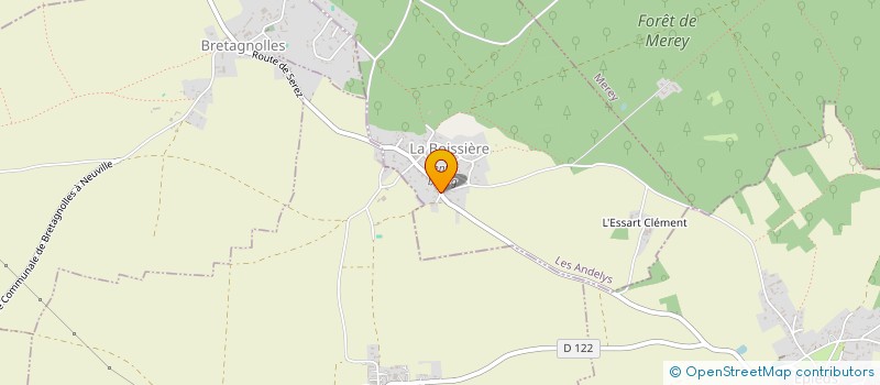 localisation de l'entreprise SCI ADOSA  CHAVIGNY-BAILLEUL