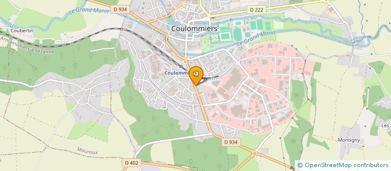 localisation de l'entreprise SCI ADOT à COULOMMIERS