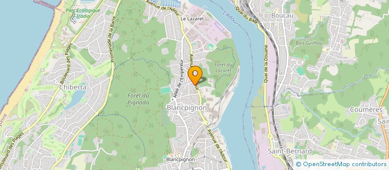 localisation de l'entreprise SCI ADOUR  ANGLET