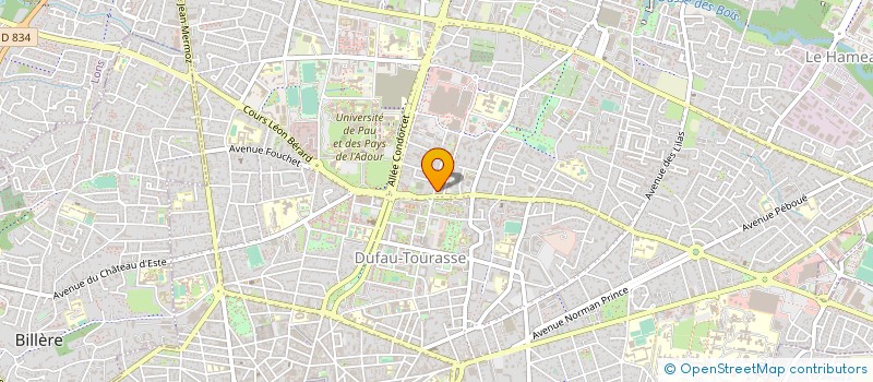 localisation de l'entreprise SCI ADOUR BACALAN à PAU