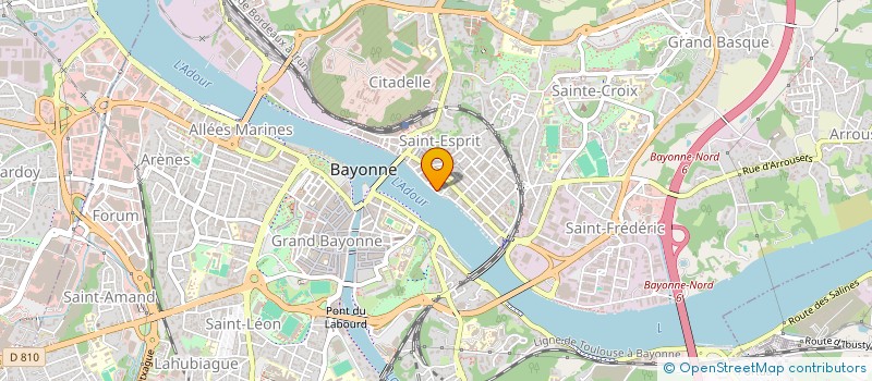 localisation de l'entreprise SCI ADOUR BERGERET à BAYONNE