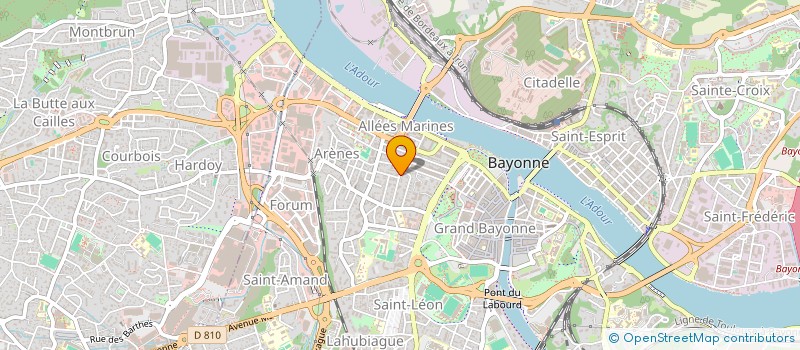 localisation de l'entreprise SCI ADOUR LAVIGERIE à BAYONNE