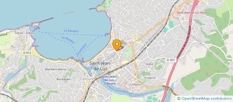 localisation de l'entreprise SCI ADOUR NORD à SAINT-JEAN-DE-LUZ