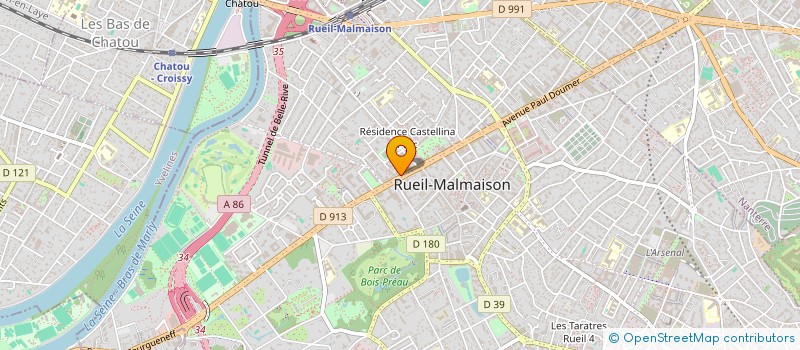 localisation de l'entreprise SCI ADP à RUEIL-MALMAISON