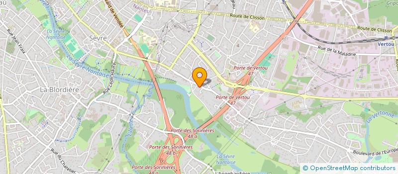 localisation de l'entreprise SCI ADP  VERTOU