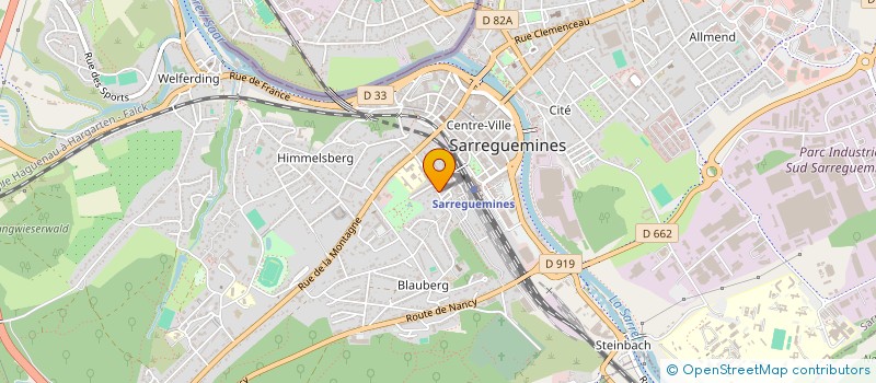 localisation de l'entreprise SCI ADP à SARREGUEMINES