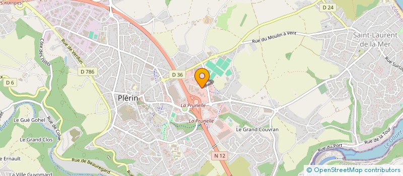 localisation de l'entreprise SCI ADP  PLERIN