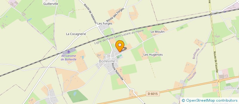 localisation de l'entreprise SCI ADP  BOLLEVILLE