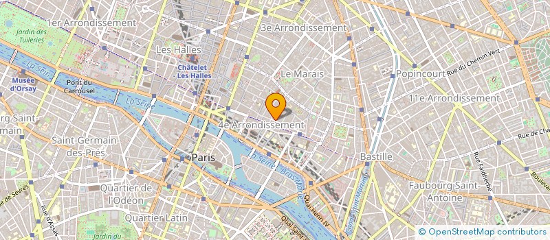 localisation de l'entreprise SCI ADPK  PARIS