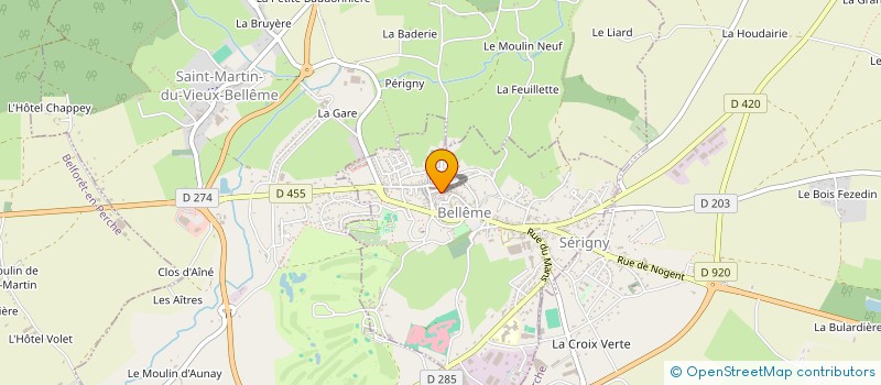 localisation de l'entreprise SCI ADPM à BELLEME