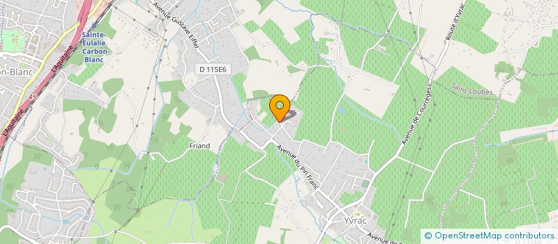 localisation de l'entreprise SCI ADPN  YVRAC