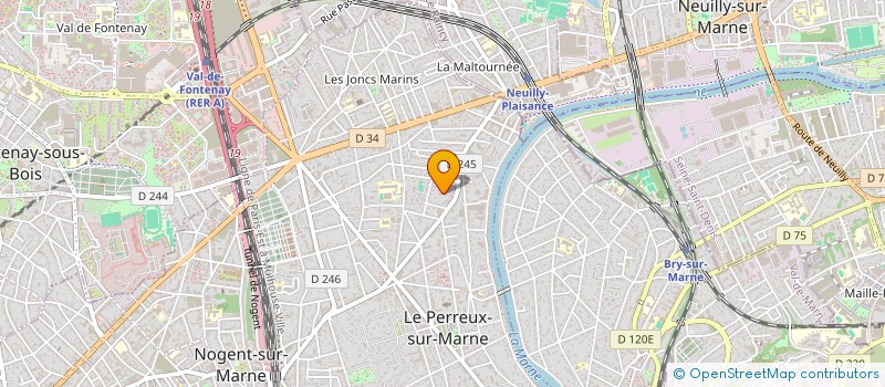 localisation de l'entreprise SCI ADPON à LE PERREUX-SUR-MARNE