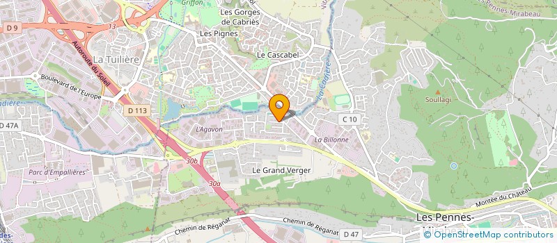 localisation de l'entreprise SCI ADQP à LES PENNES MIRABEAU