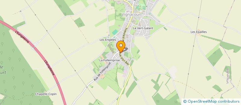 localisation de l'entreprise SCI ADR  VIGNACOURT