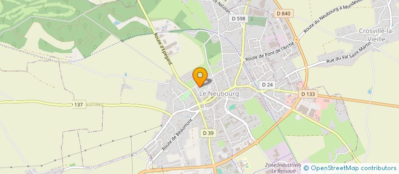 localisation de l'entreprise SCI ADR  LE NEUBOURG