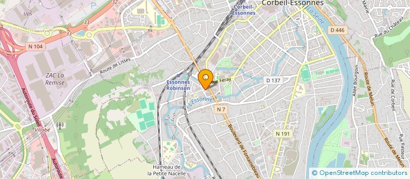 localisation de l'entreprise SCI ADRAR IMMOBILIER à CORBEIL-ESSONNES