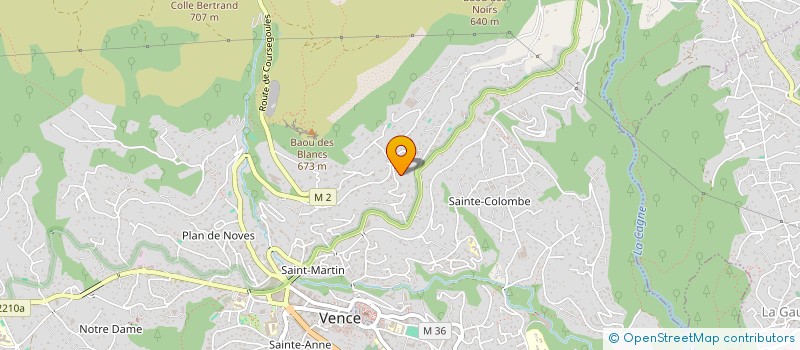 localisation de l'entreprise SCI ADRECHT  VENCE