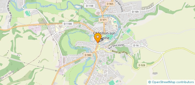 localisation de l'entreprise SCI ADRECTIS  CHATILLON-SUR-SEINE