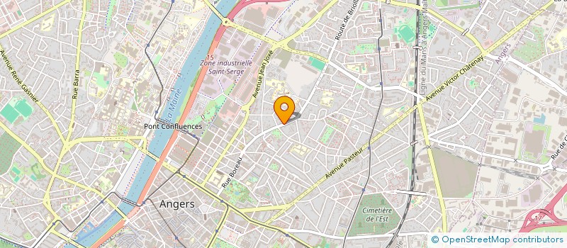 localisation de l'entreprise SCI ADRELLE à ANGERS
