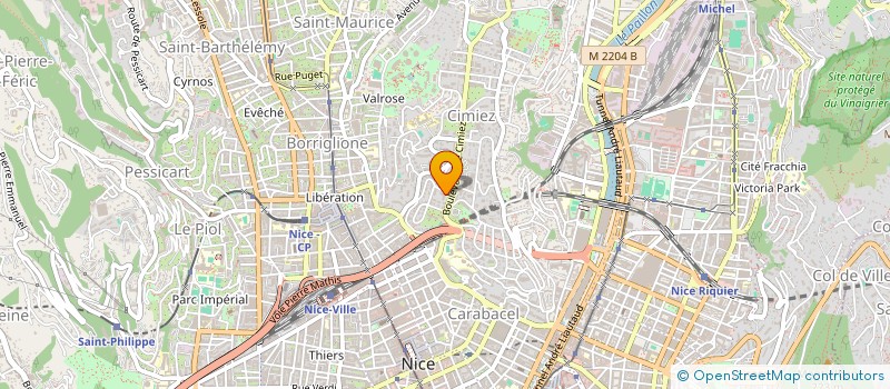 localisation de l'entreprise SCI ADREM à NICE