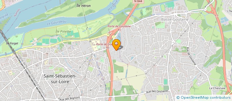 localisation de l'entreprise SCI ADRENA à SAINT-SEBASTIEN-SUR-LOIRE