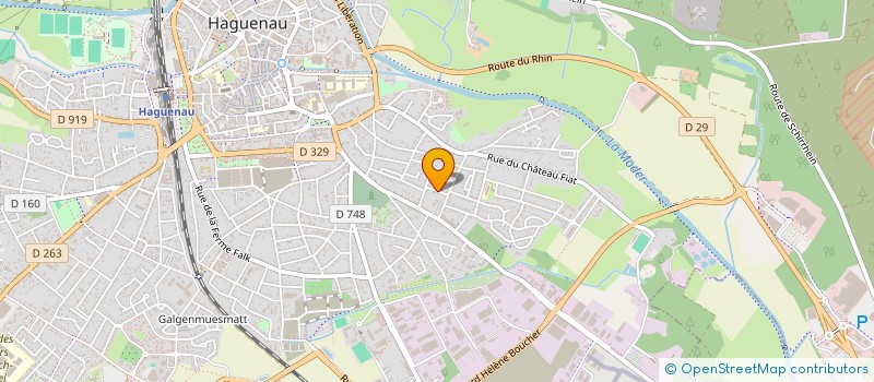 localisation de l'entreprise SCI ADRENALINE  HAGUENAU