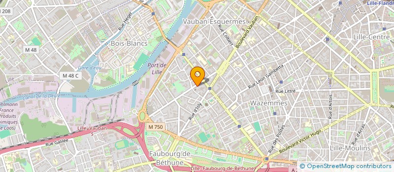 localisation de l'entreprise SCI ADRESSE IMMO à LILLE