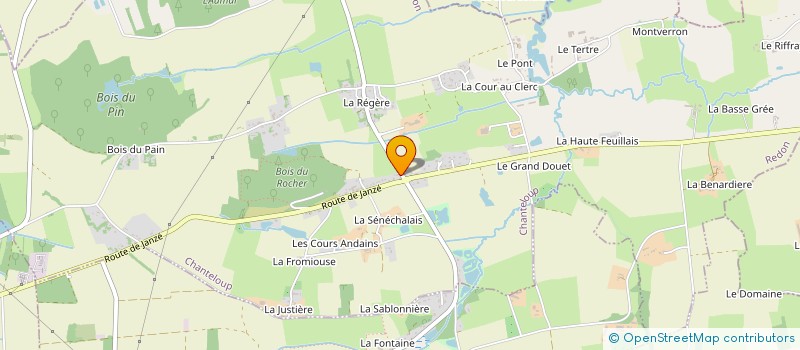 localisation de l'entreprise SCI ADRI  CHANTELOUP