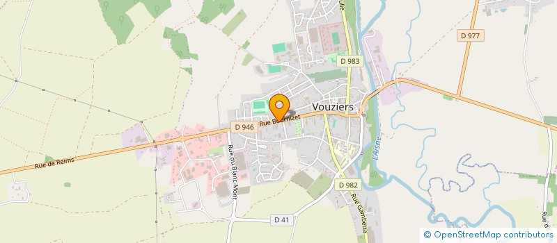 localisation de l'entreprise SCI ADRIAN  VOUZIERS