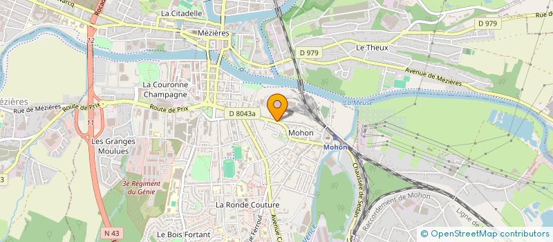 localisation de l'entreprise SCI ADRIANA  CHARLEVILLE MEZIERES