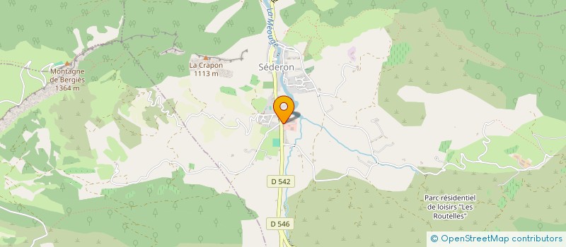 localisation de l'entreprise SCI ADRIANA  SEDERON