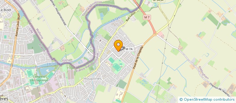 localisation de l'entreprise SCI ADRIANE  HOUPLINES