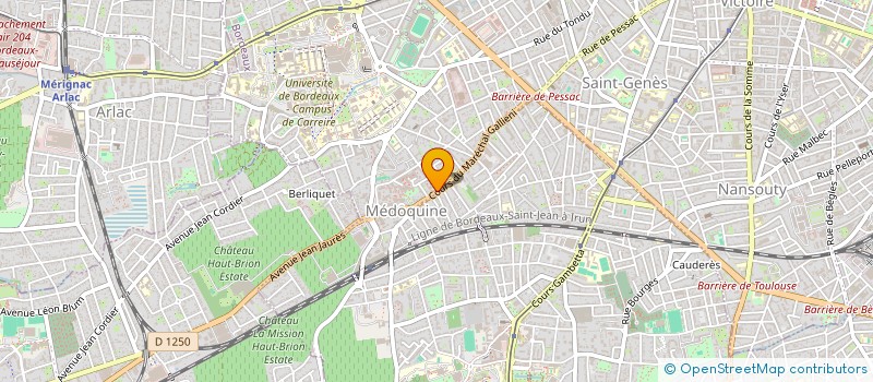 localisation de l'entreprise SCI ADRIANO  BORDEAUX