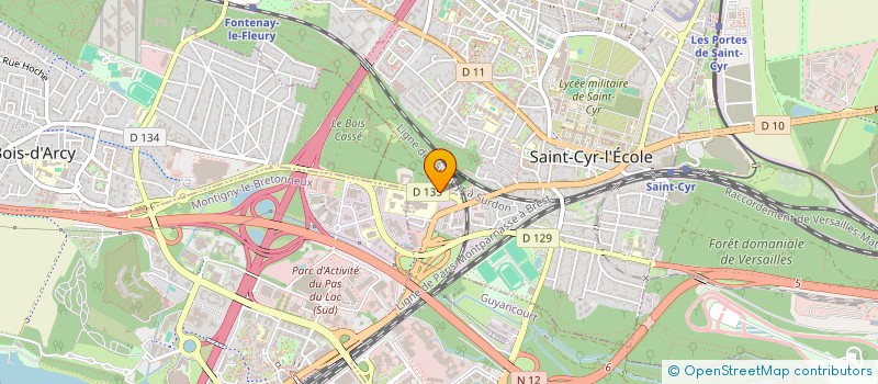 localisation de l'entreprise SCI ADRIANO  SAINT-CYR-L'ECOLE