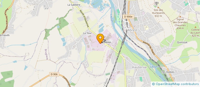 localisation de l'entreprise SCI ADRIANO  ABREST