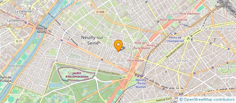 localisation de l'entreprise SCI ADRIATIK à NEUILLY-SUR-SEINE